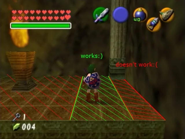 Fire Temple Green Room Jump cue