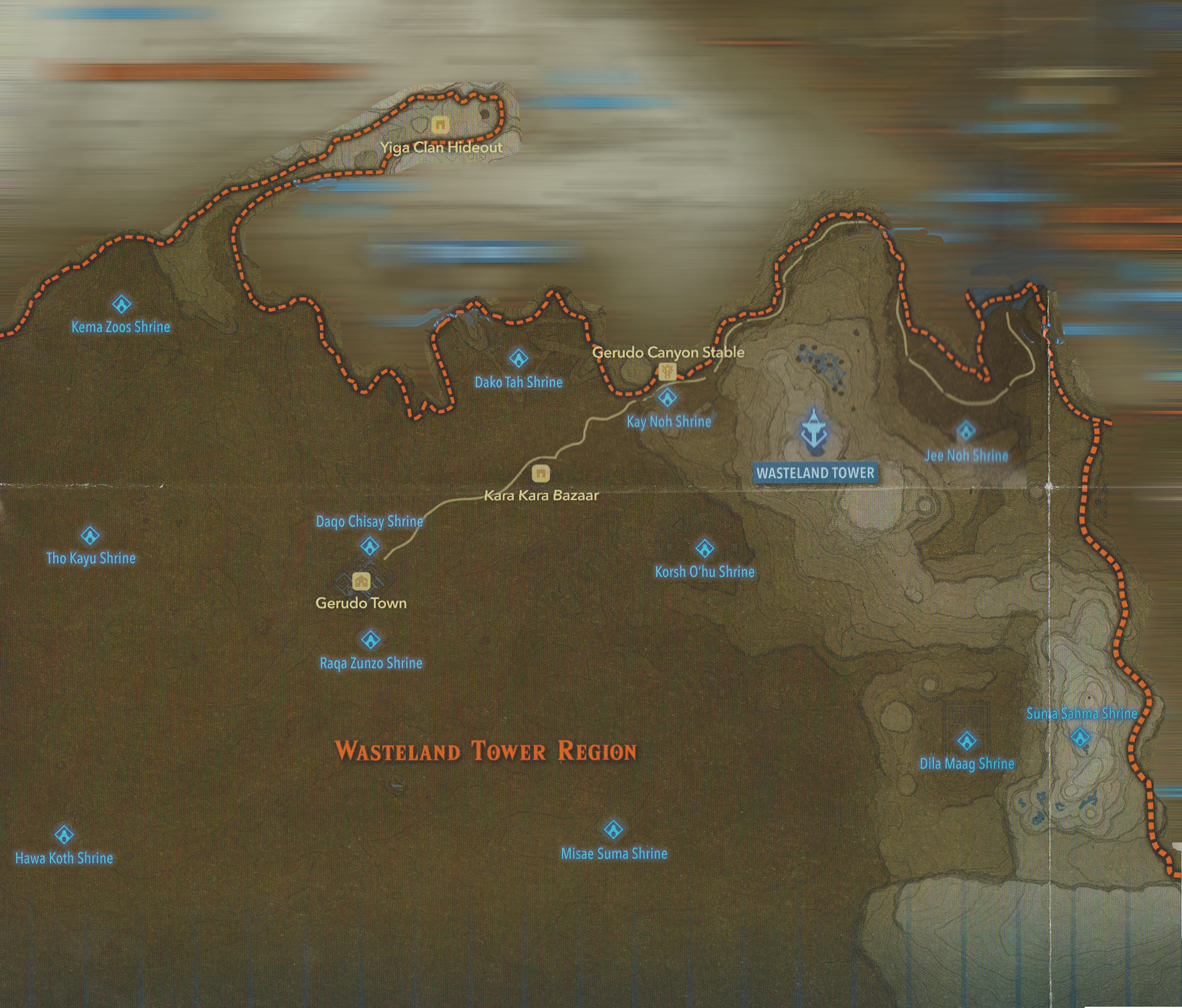 Gerudo Map